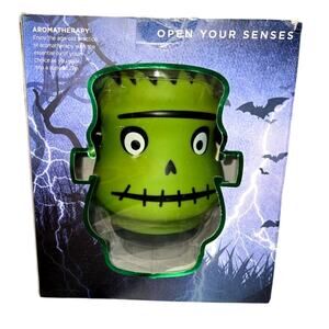 Mahli Frankenstein Green Monster Aroma Oil Diffuser Cycling Lights Halloween New